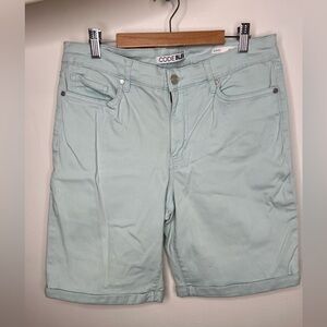 Code Bleu Soho Bermuda Denim Shorts